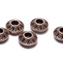 Distantier metalic, cupru, 6.5x4 mm