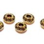 Distantier metalic, auriu, 6.5x4 mm
