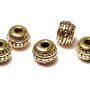 Distantier metalic, auriu antichizat, 7x5 mm