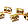 Margele din metal, auriu antichizat, 9.5x7 mm