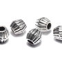 Distantier metalic, argintiu antichizat, 4x4.5 mm