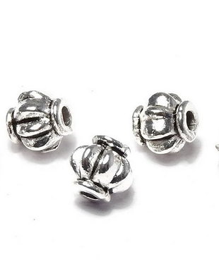 Distantier metalic, argintiu antichizat, 4x4 mm