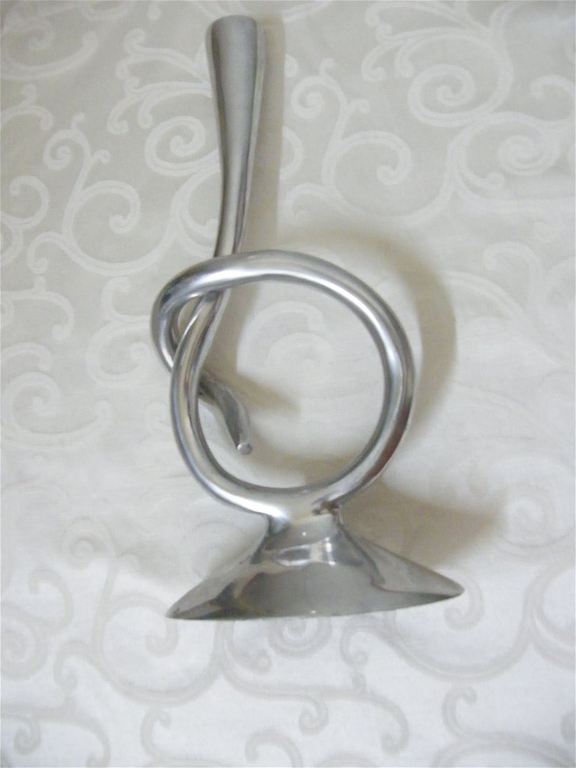 Suport metal pt lumanare 35 cm