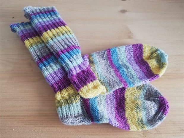 Sosete tricotate manual - Ciorapi