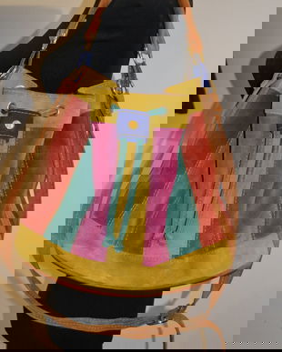 Geanta vintage sac colorata