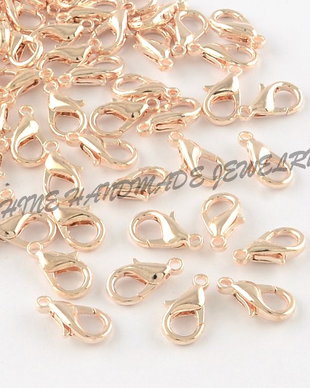 Inchizatoare rose gold, 10x6mm