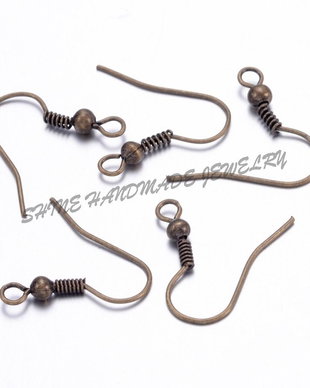 Tortite cercei bronz, 19mm