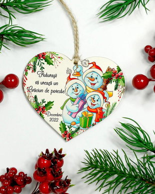 Glob Craciun personalizat pentru educatoare, invatatoare
