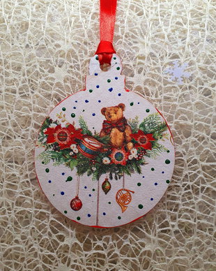 Glob din lemn/Decoratiune brad