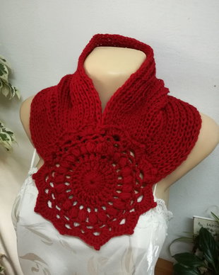 Guler/accesoriu gat rosu