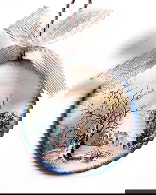 glob pe lemn de craciun 42219