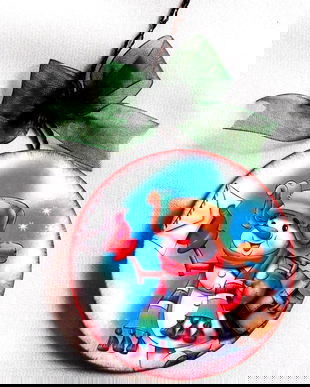 glob pe lemn de craciun 42075