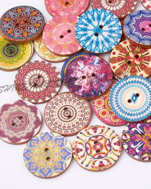 Nasturi mandala, 25x2.5mm