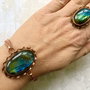 Set vintage Labradorit & cupru