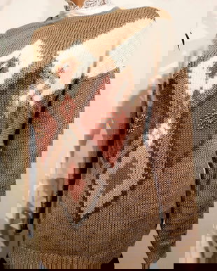 Pulover nou cu romburi