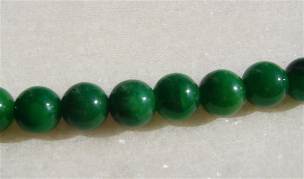 Jad verde de 0,8 mm - sirag scurt aprox 20 cm (26 bucati) - fara inchizatoare
