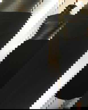 SAINT MICHEL FUSTA MIDI STOFA LANA NEAGRA