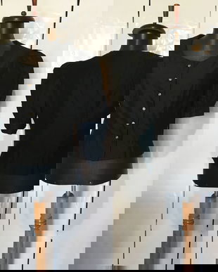 BLUZA TAIOR CHANTUG MATASE NATURALA NEAGRA