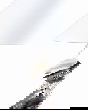 Lampa de masa cu o pisica