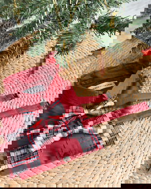 Papioane Tata Fiu Carouri Rosii Craciun