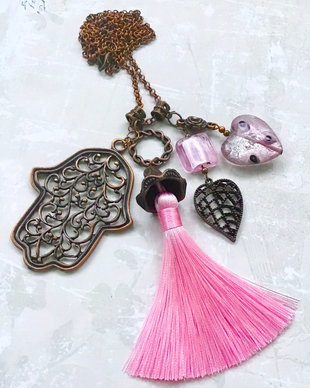 Colier HAPPY Pink