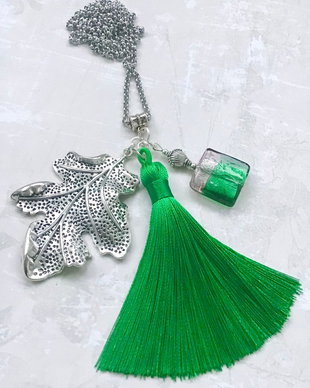 Colier HAPPY Green