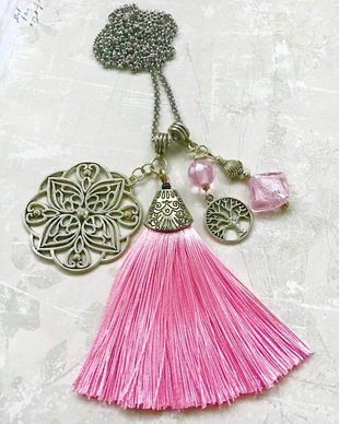 Colier "Happy Pink"