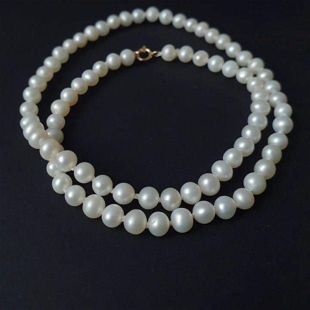 Colier perle naturale aur 14k