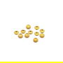 (10buc) Capacele margele, inox auriu 4mm 		IN.0099
