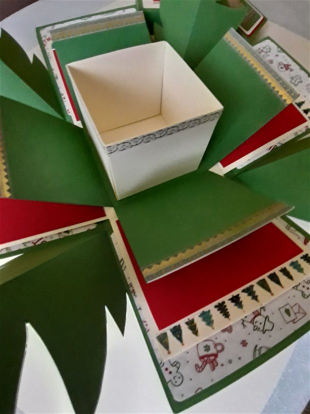 Cadou Crăciun Explosion box handmade unicate