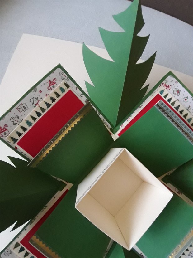 Cadou Crăciun Explosion box handmade unicate