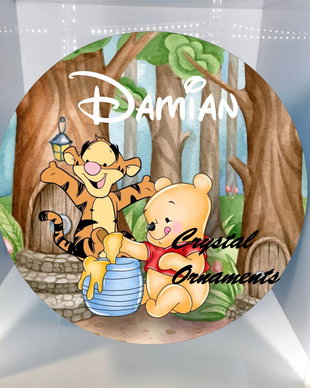 Cutie de dar botez Winnie and friends