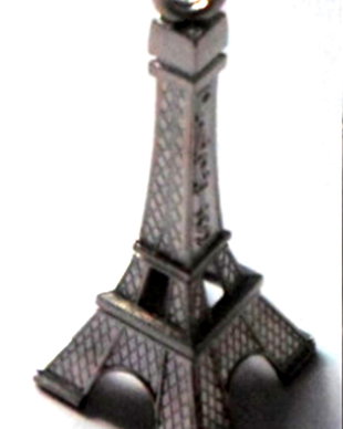 Pandantiv metalic turn Effel FRANCE - PARIS argintiu