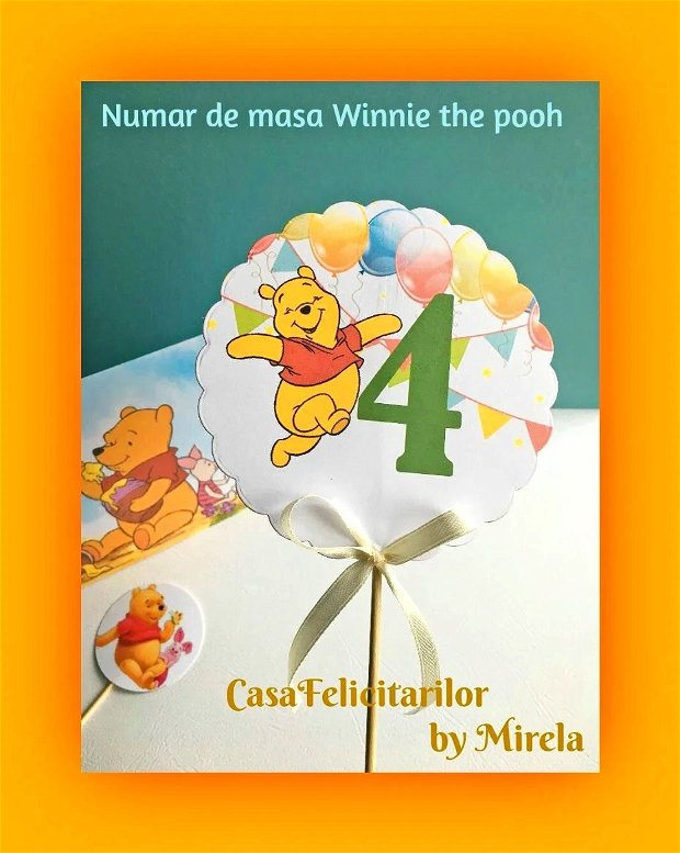 Invitatie botez Winnie the pooh