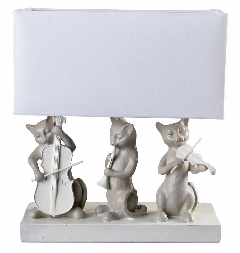 Lampa de masa cu trei pisicute