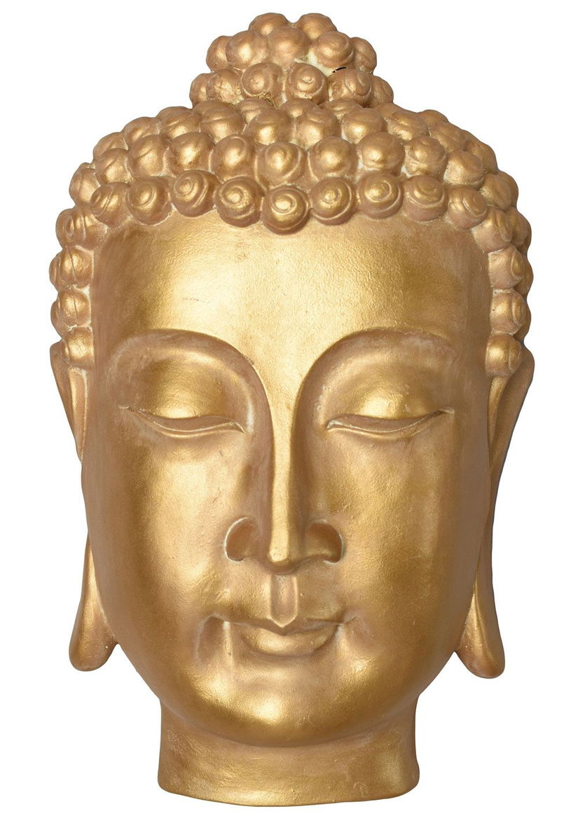 Statueta aurie Buddha pentru pus pe perete