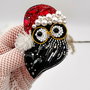 Rezervat Broșă - Christmas Owl
