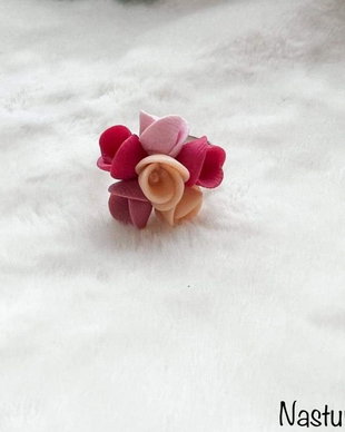 Inel reglabil: Floricele