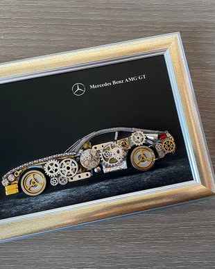 Masina model Mercedes Benz Cod M 590, Cadouri masini, Cadouri barbati, Accesorii aurii, Breslo
