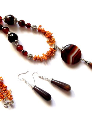 set agate si coral 42441
