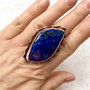 Inel cupru & Lapis lazuli Natural