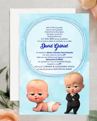 Invitatie botez PM49