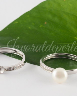 Baza inel argint 925 si cubic zirconia (1)