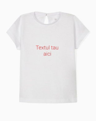 Tricou personalizat pentru fetite