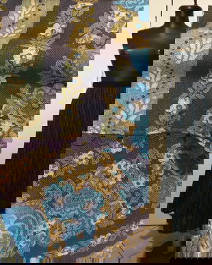 FUSTA AMPLA PANZA BUMBAC FLORAL XXL