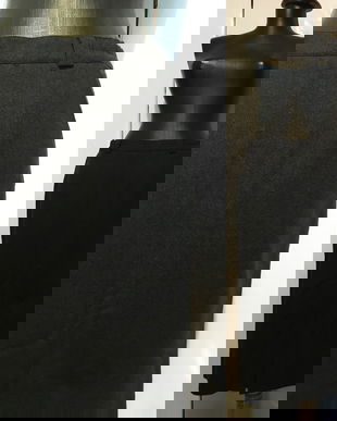 FUSTA MIDI STOFA LANA GRI SORICEL