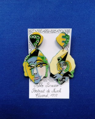 Cereci pictati manual dupa Pablo Picasso