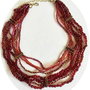 colan - chocker multisir rosu granat