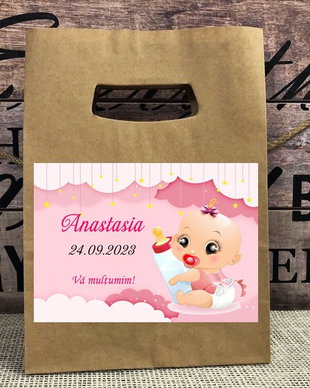 Punga botez PINK GIRL(model craft)