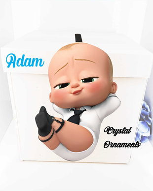 Cutie de dar botez Baby Boss